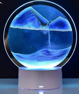 USB 7 Colour Changing Sand Art Lamp