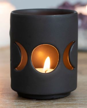 Triple Moon Tea Light Holder