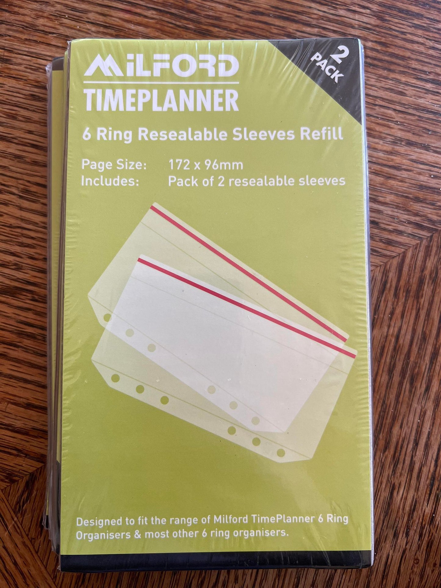 6 Ring Sleeves Pack of 2