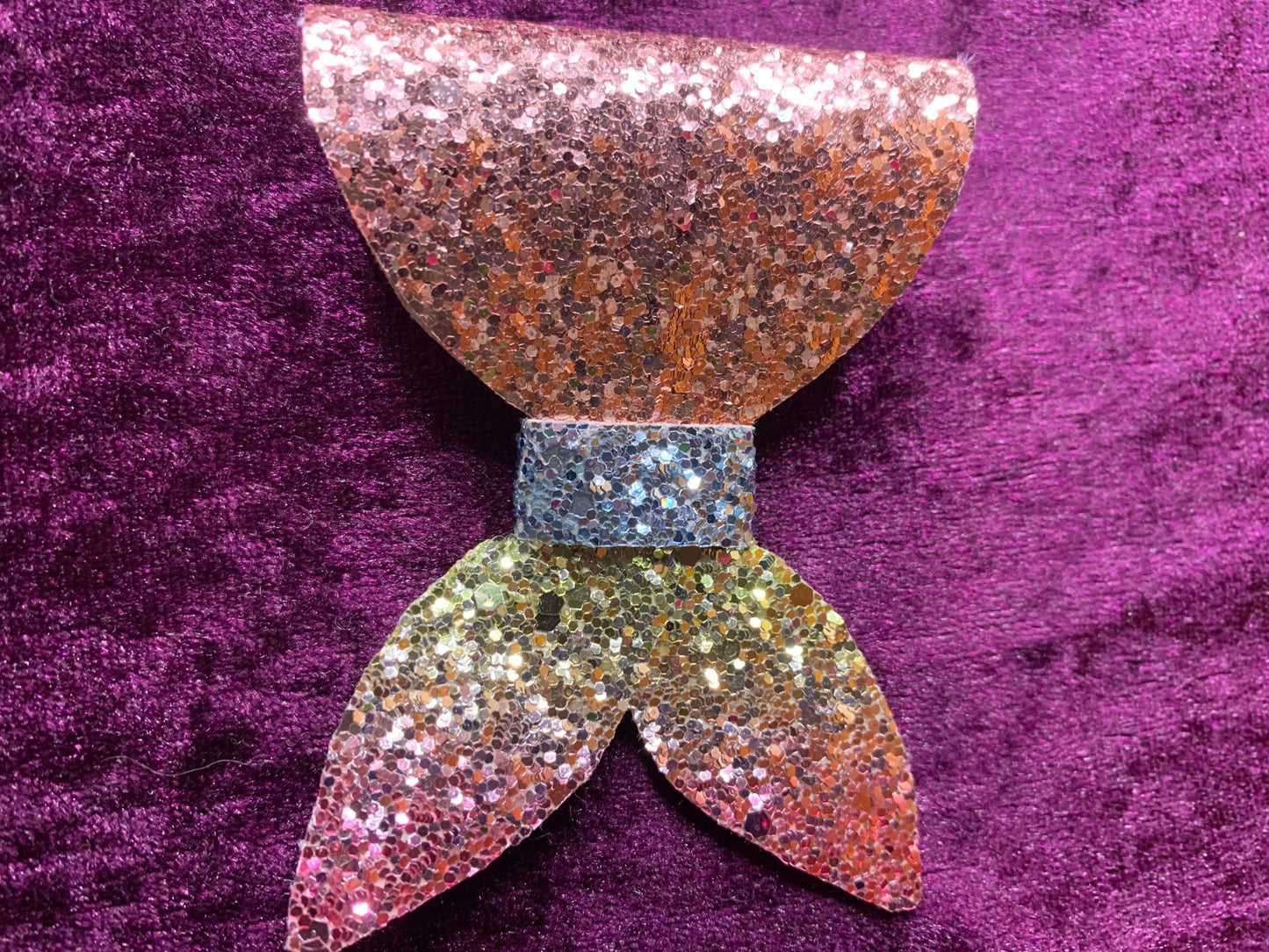 pink sparkle hairclip