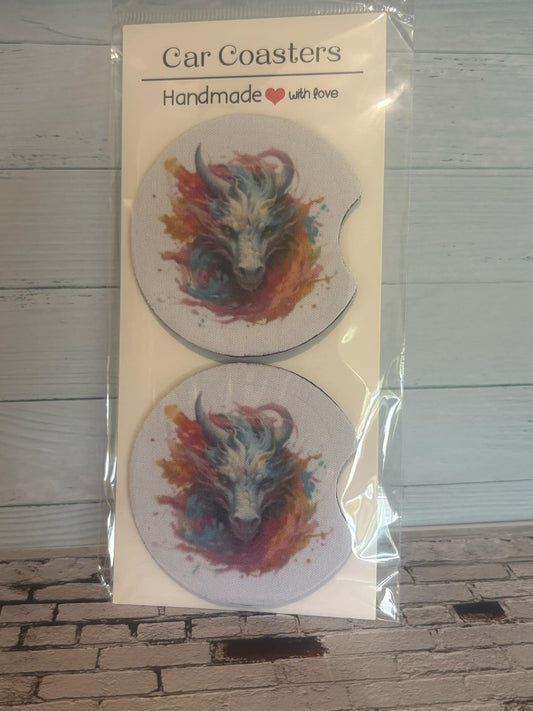 Ready To Send Car Coaster Set of 2