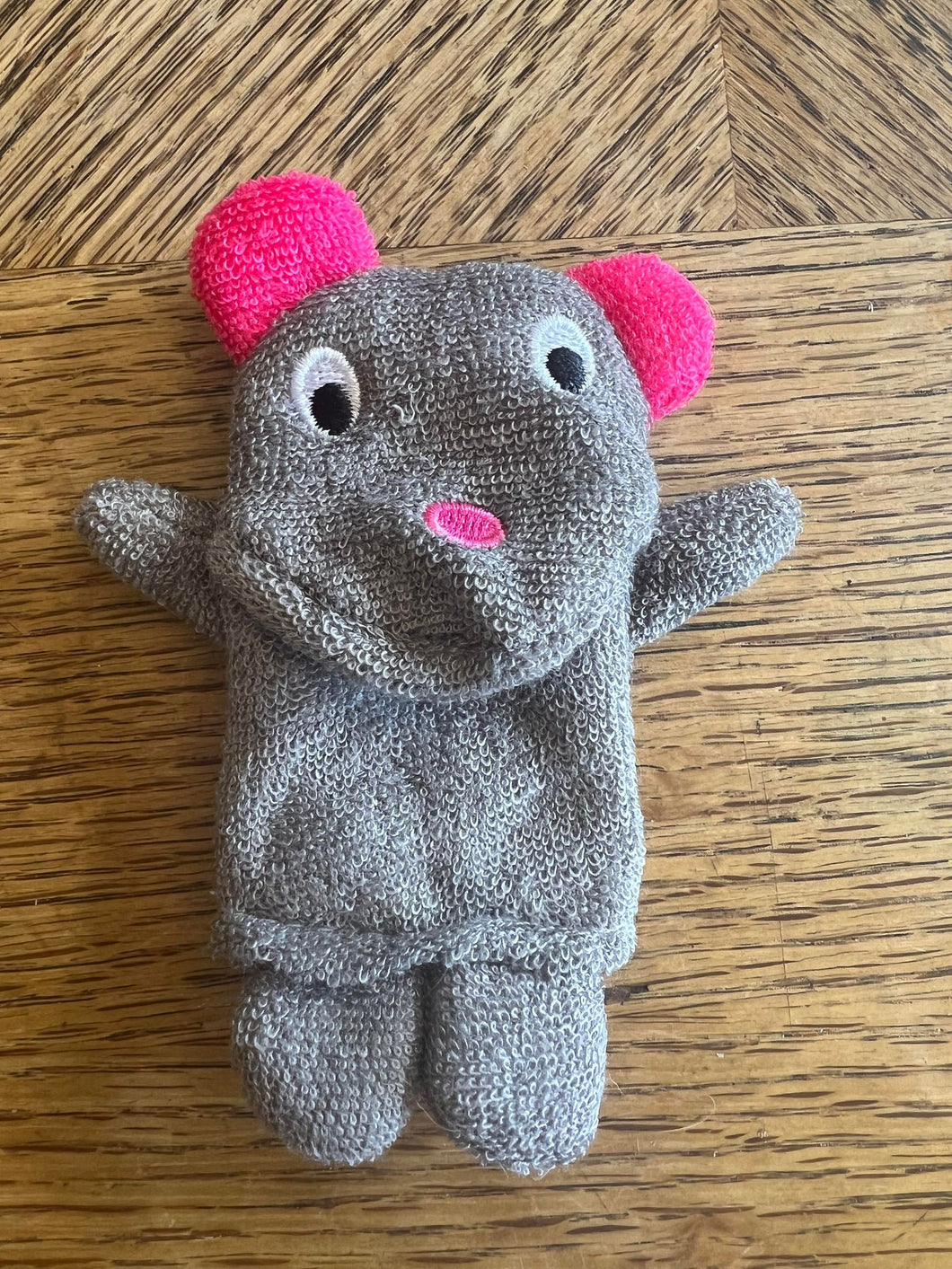 Mouse Bath Finger Puppet