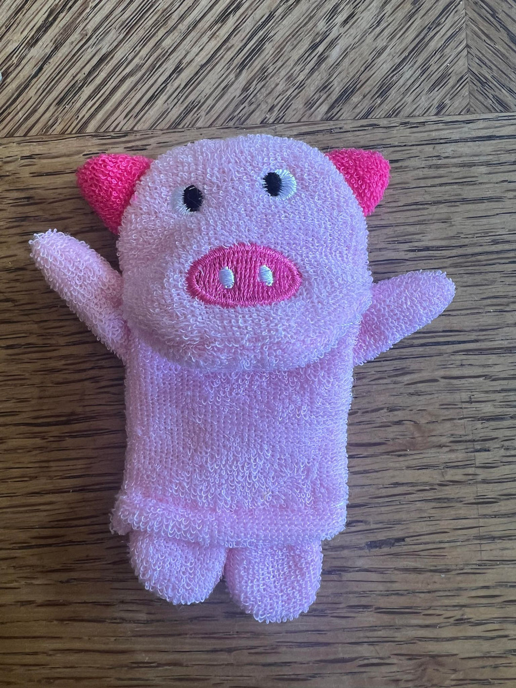 Pig Bath Finger Puppet