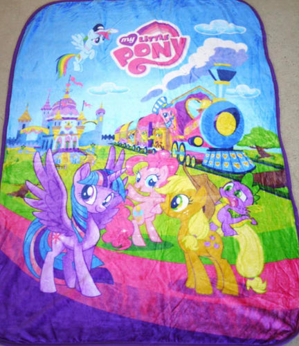 Rainbow Ponys Blanket 1.1x1.4m