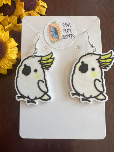 Cockatoo Earrings