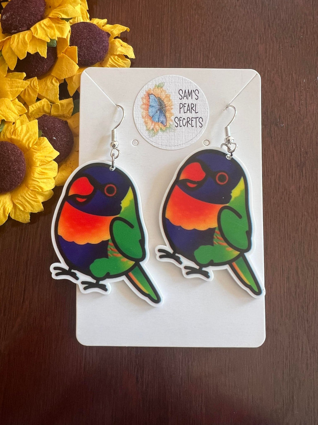 Rainbow Lorrikett Earrings