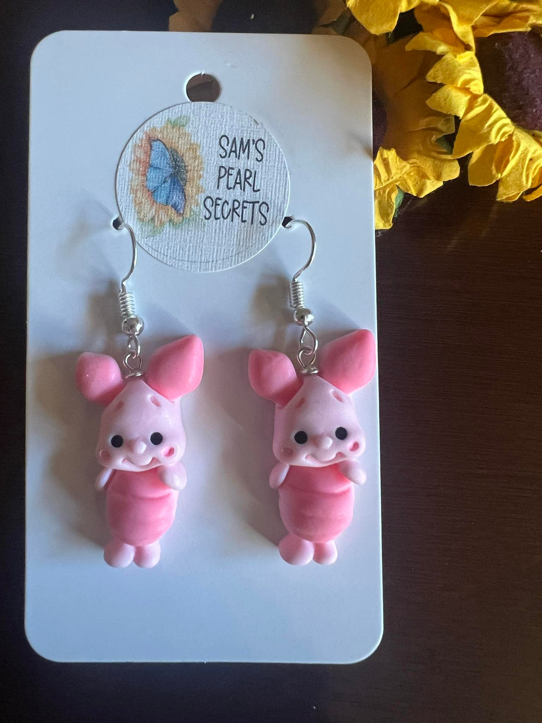 Woods Pig Clay Earrings