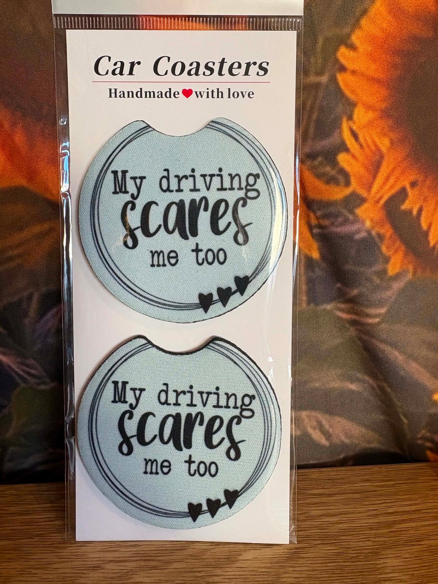 Ready To Send Car Coaster Set of 2