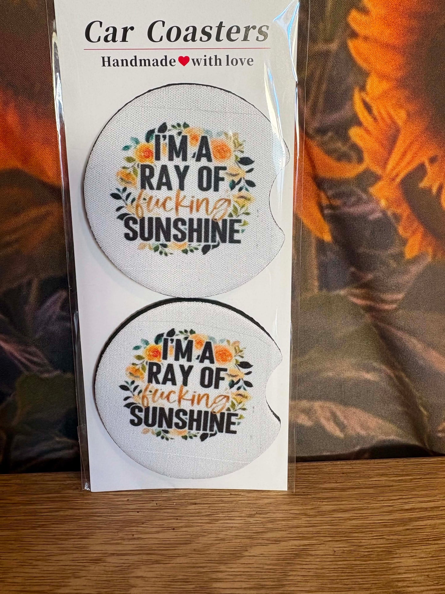 Ready To Send Car Coaster Set of 2
