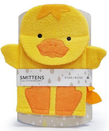 Duck Cotton Bath Mitt