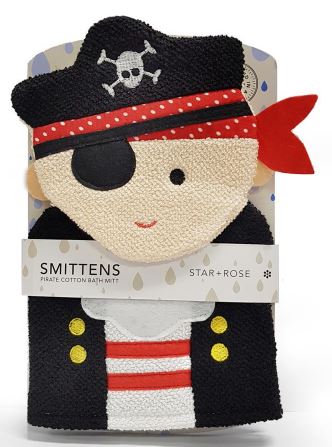 Pirate Cotton Bath Mitt