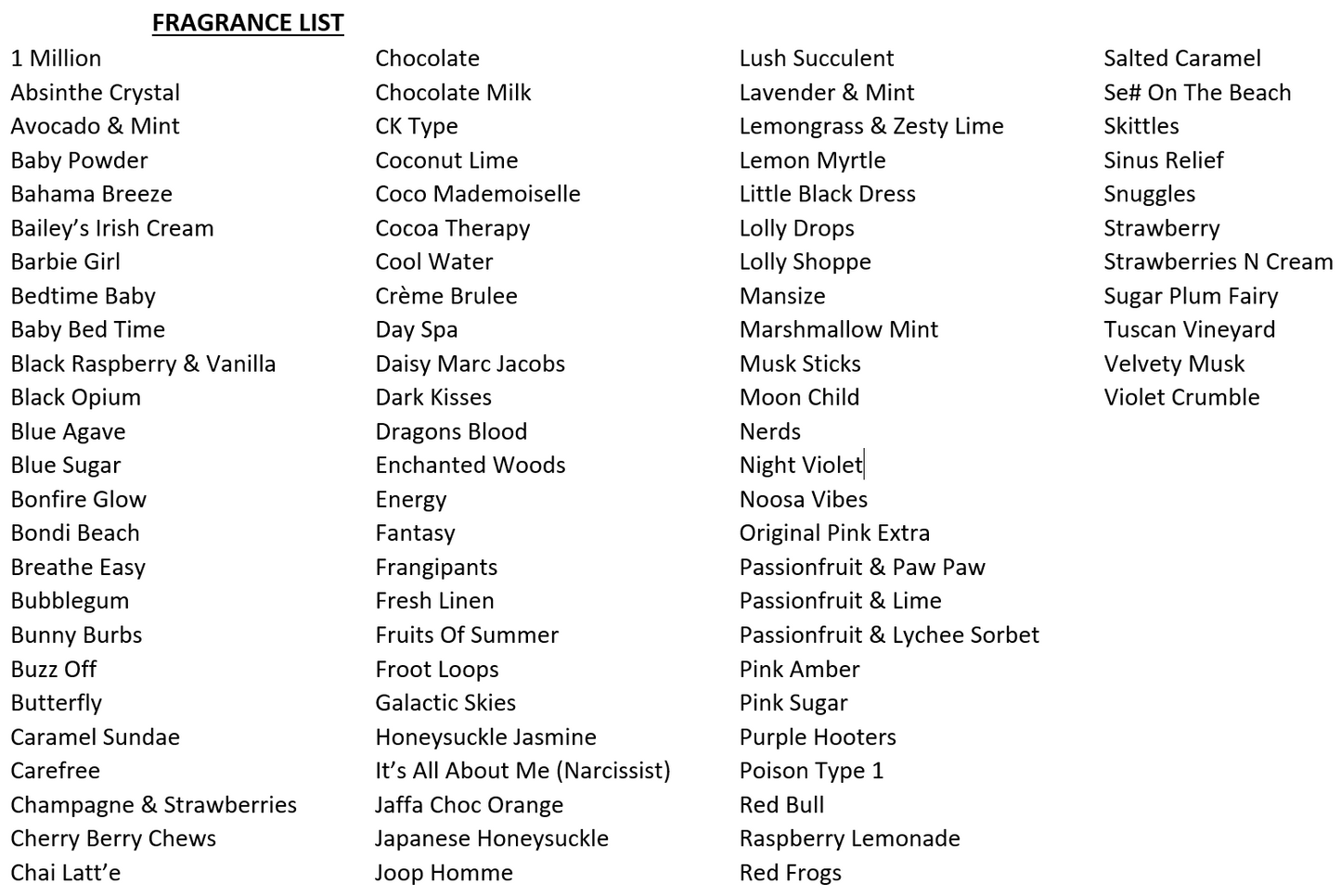 Monster Spray Order and Make