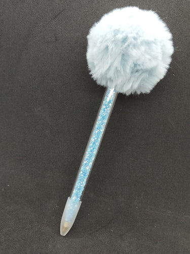 Blue Pom Pom Diamond Art Pen