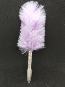 Purple Long Pom Pom Diamond Art Pen
