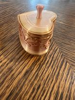 3D Gold Trinket Box